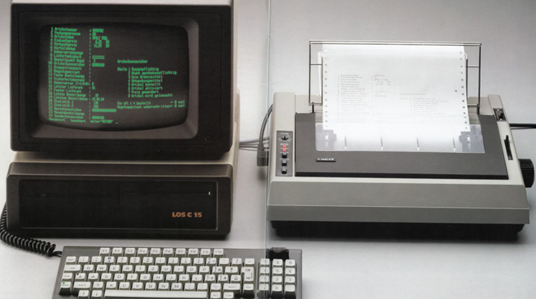 Apothekencomputer LOS C15 aus 1983