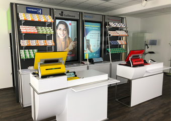 Demo-Apotheke in der ADG Geschäftsstelle Fürth