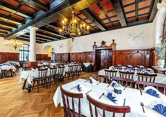 Weißer Saal im Augustiner Stammhaus in München